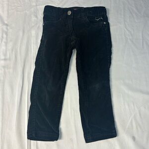 Kid's Graffiti - Black Corduroy pants. Size 3
